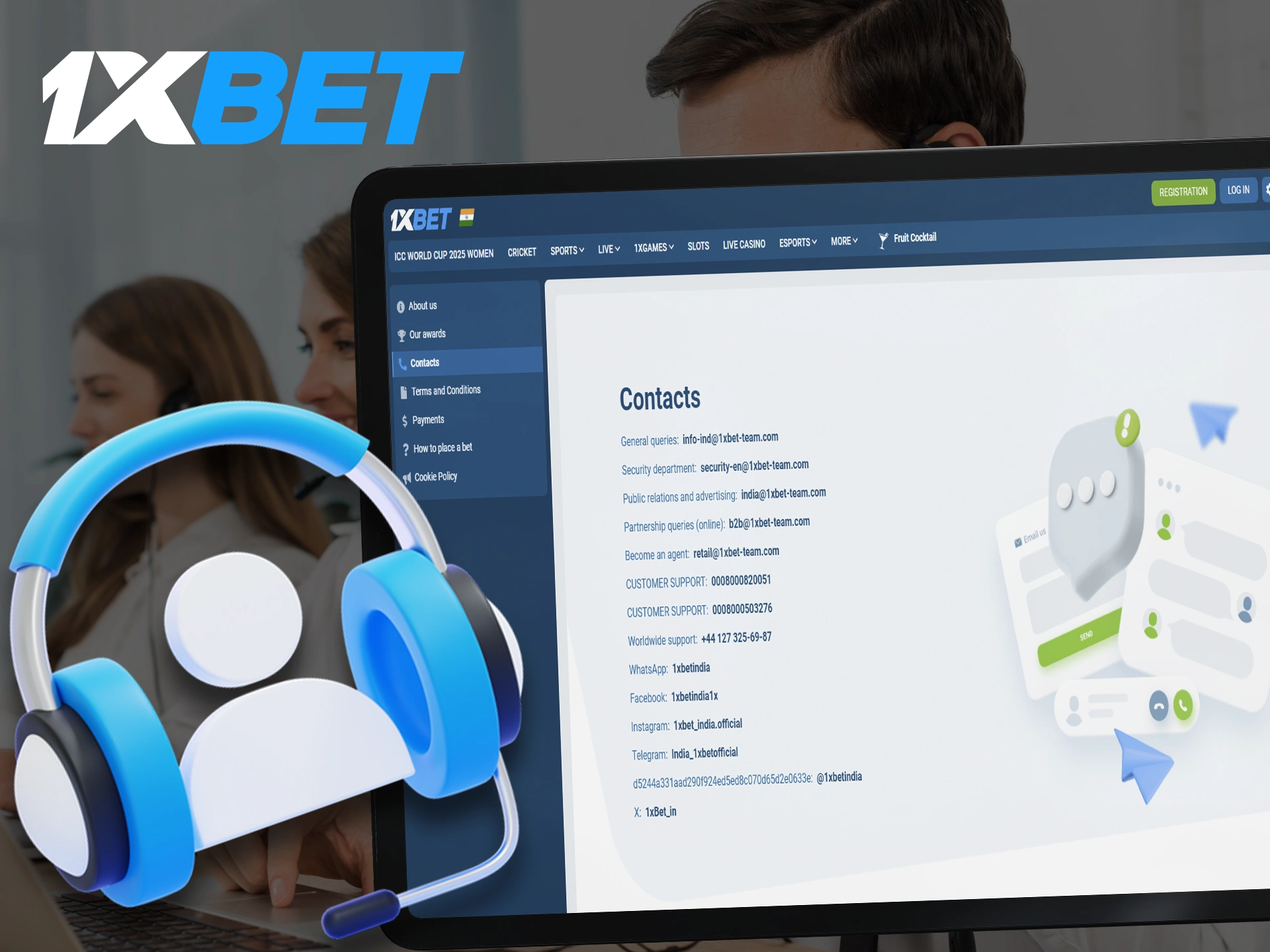In case you have any questions, you can always contact 1xBet casino support.