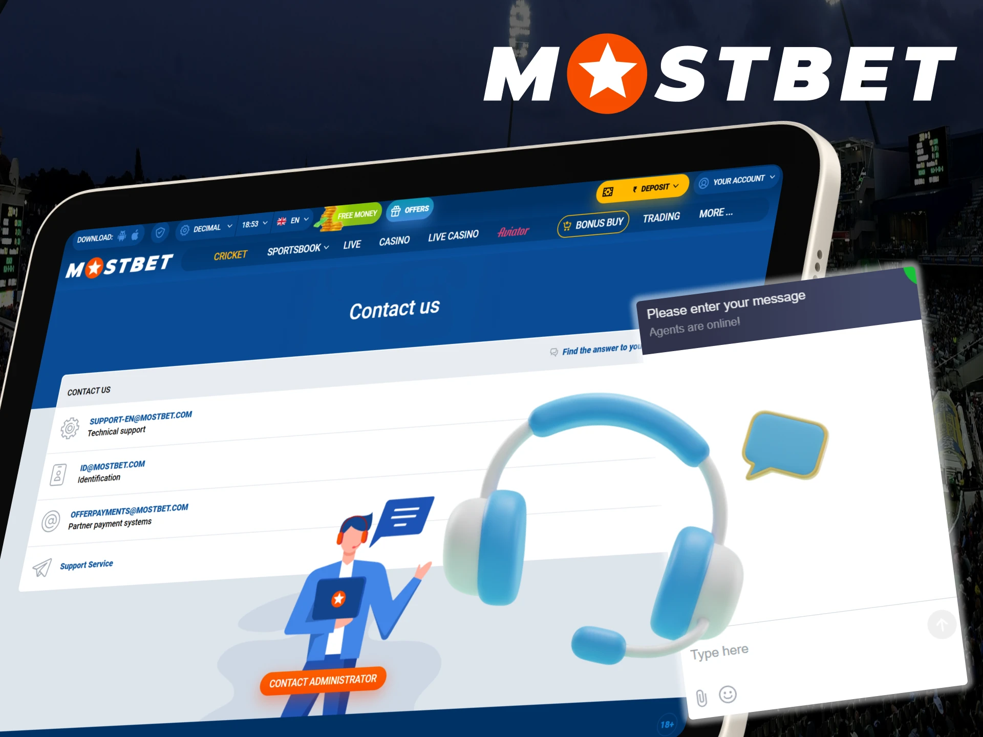 The website of Mostbet offers assistance to customers at any time.