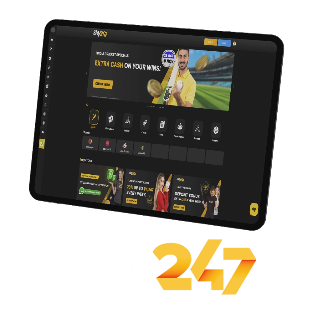 Sky247 Sports Betting & Online Casino Website in India Review 2026