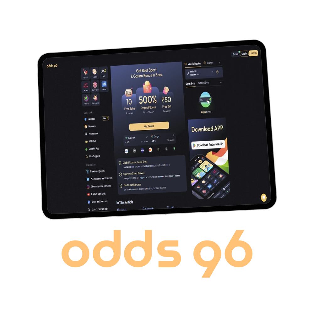 Odds96 Sportsbook and Casino Review in India 2026