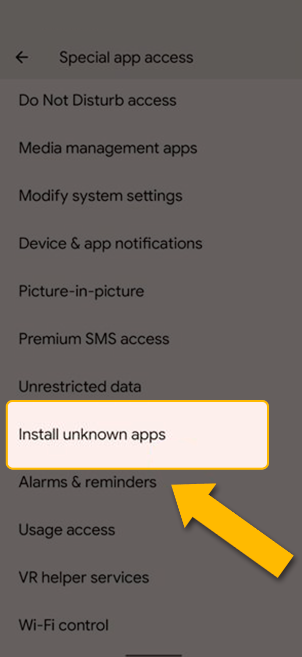 Allow installation from any sources to get the Crorebet app.