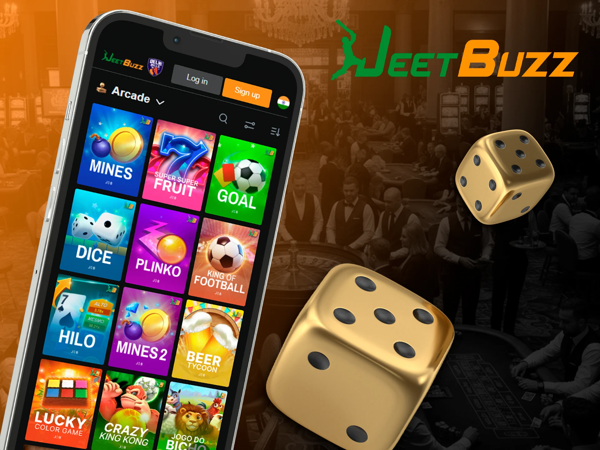Good fortune awaits you when betting on arcade games at JeetBuzz.