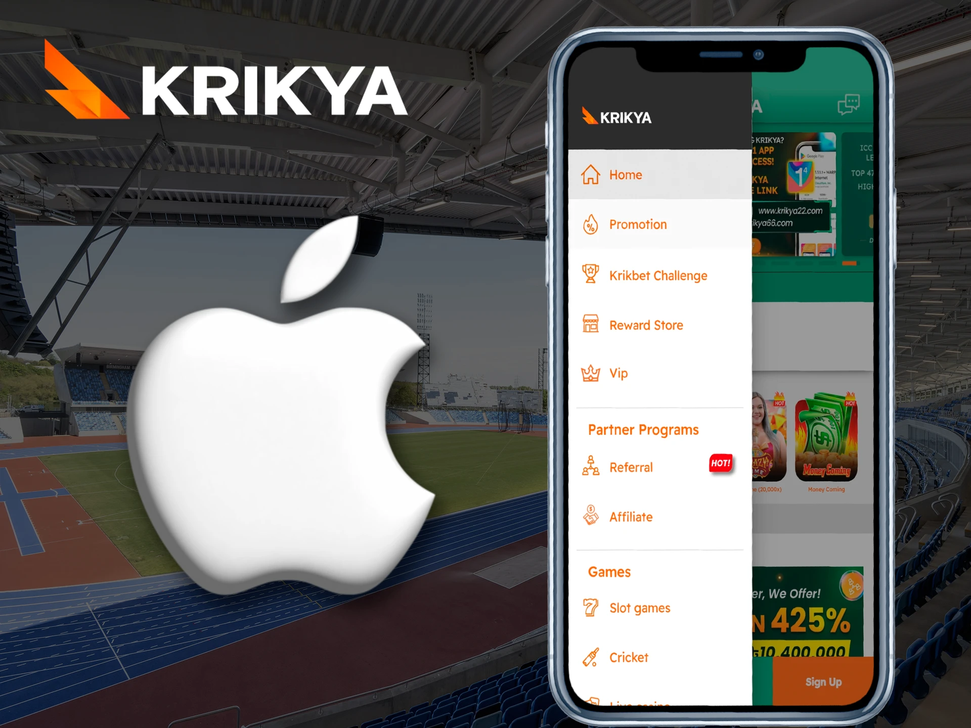 View all Apple devices that support the Krikya application.