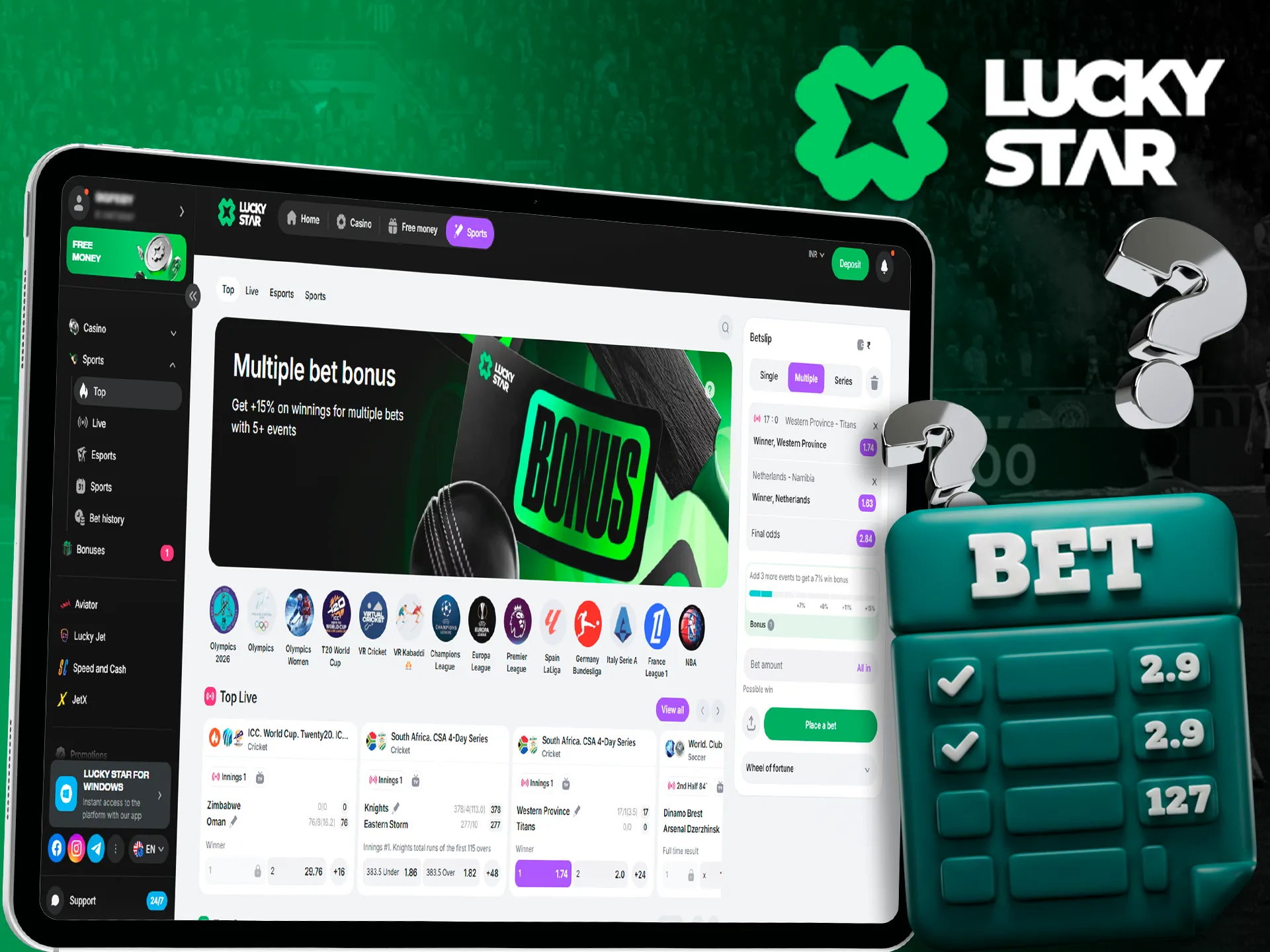 Starting your betting journey on Lucky Star.