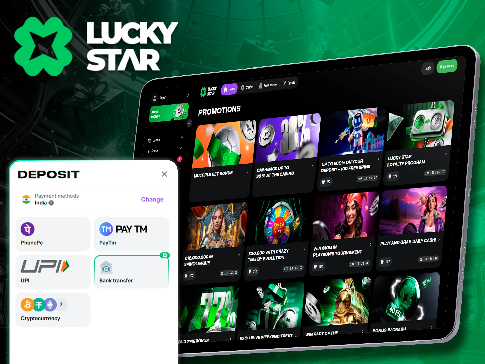 Guide to activating Lucky Star promo offers.