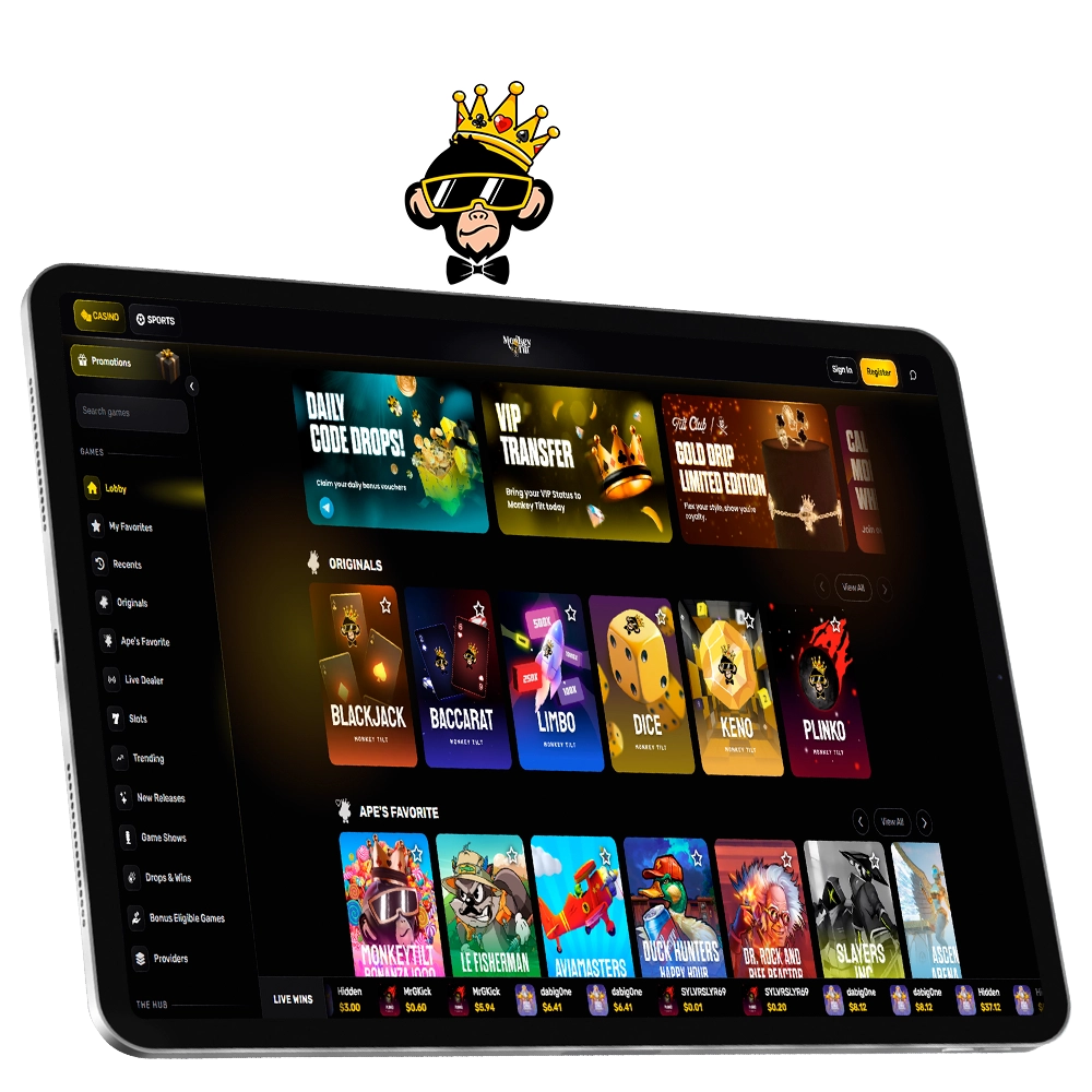 MonkeyTilt Sports Betting & Online Casino Website in India – Review 2026