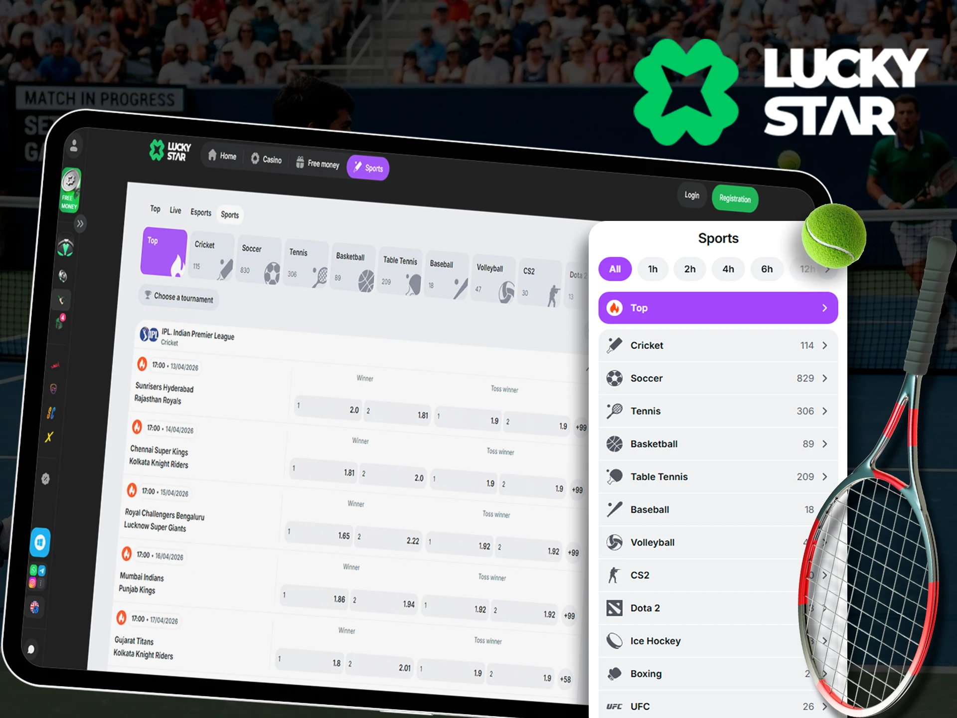 Review of Lucky Star betting site games and user experience.