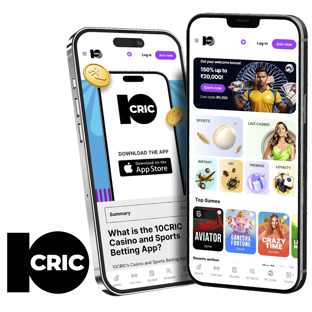 Download 10Cric App for Android (APK) and iOS in India 2026