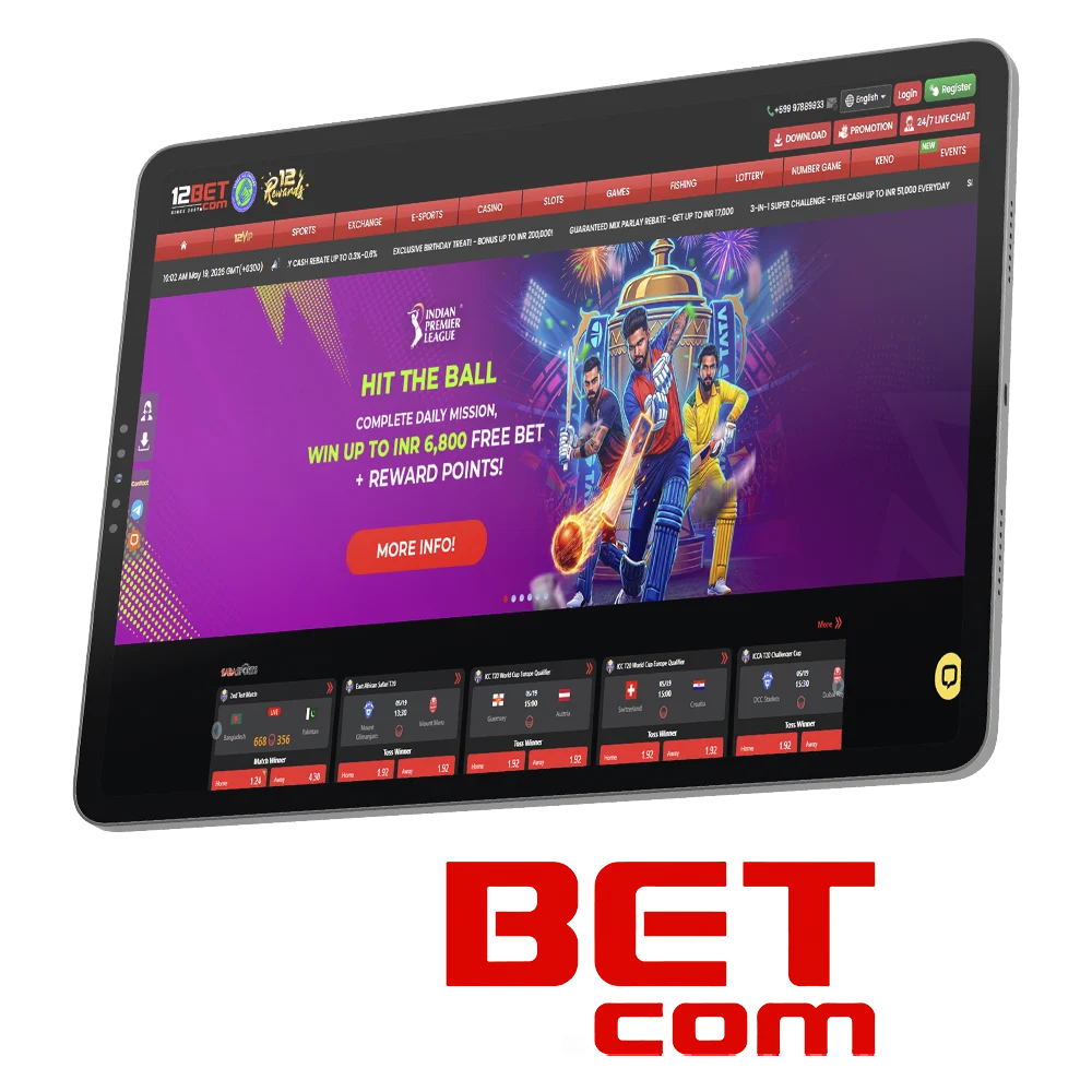 12Bet Sports Betting and Casino Site Review in India 2026