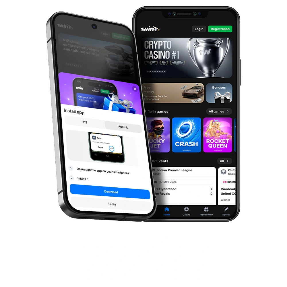 Download 1win App for Android (APK) and iOS in India 2026