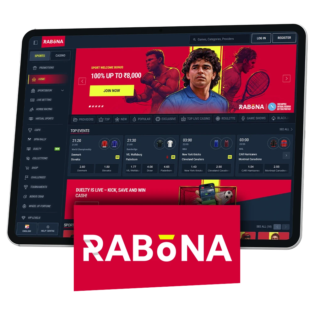Rabona Sports Betting & Online Casino Website in India – Review 2026