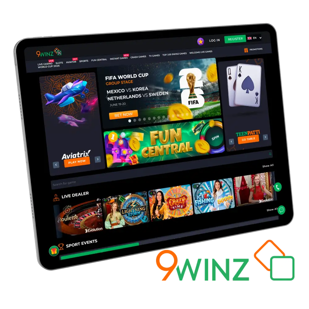 9winz Sports Betting & Online Casino Website in India – Review 2026